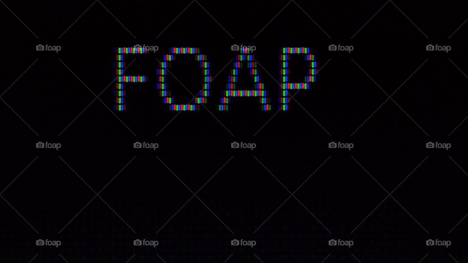 Foap name in pixels, square shaped pixels, colourful pixels, rectangle shaped pixels, Foap, Foap name