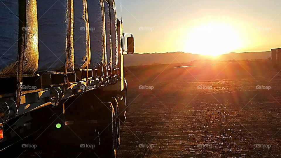 Truckers Sunrise