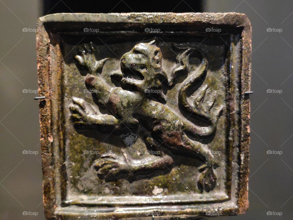 Clay figure mythological creature