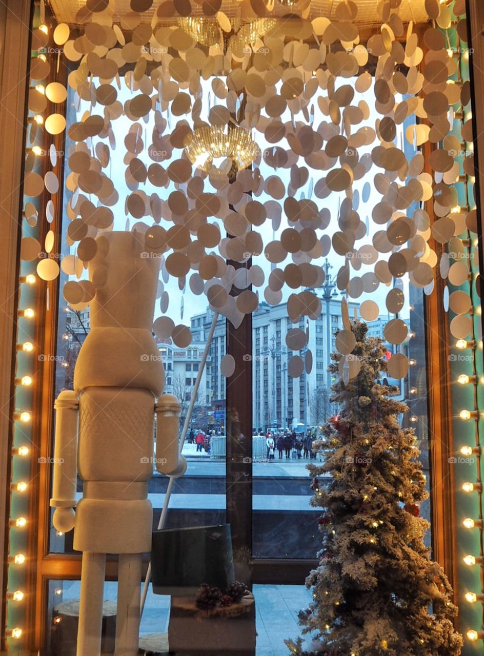 Christmas windows, Moscow 