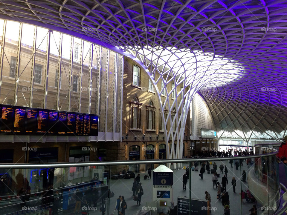 the new west concourse kings cross rail station london uk by YorkshireDave