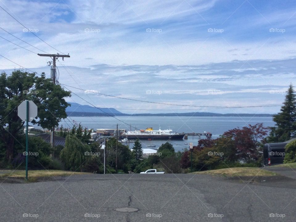 A Barge in the Ocean 