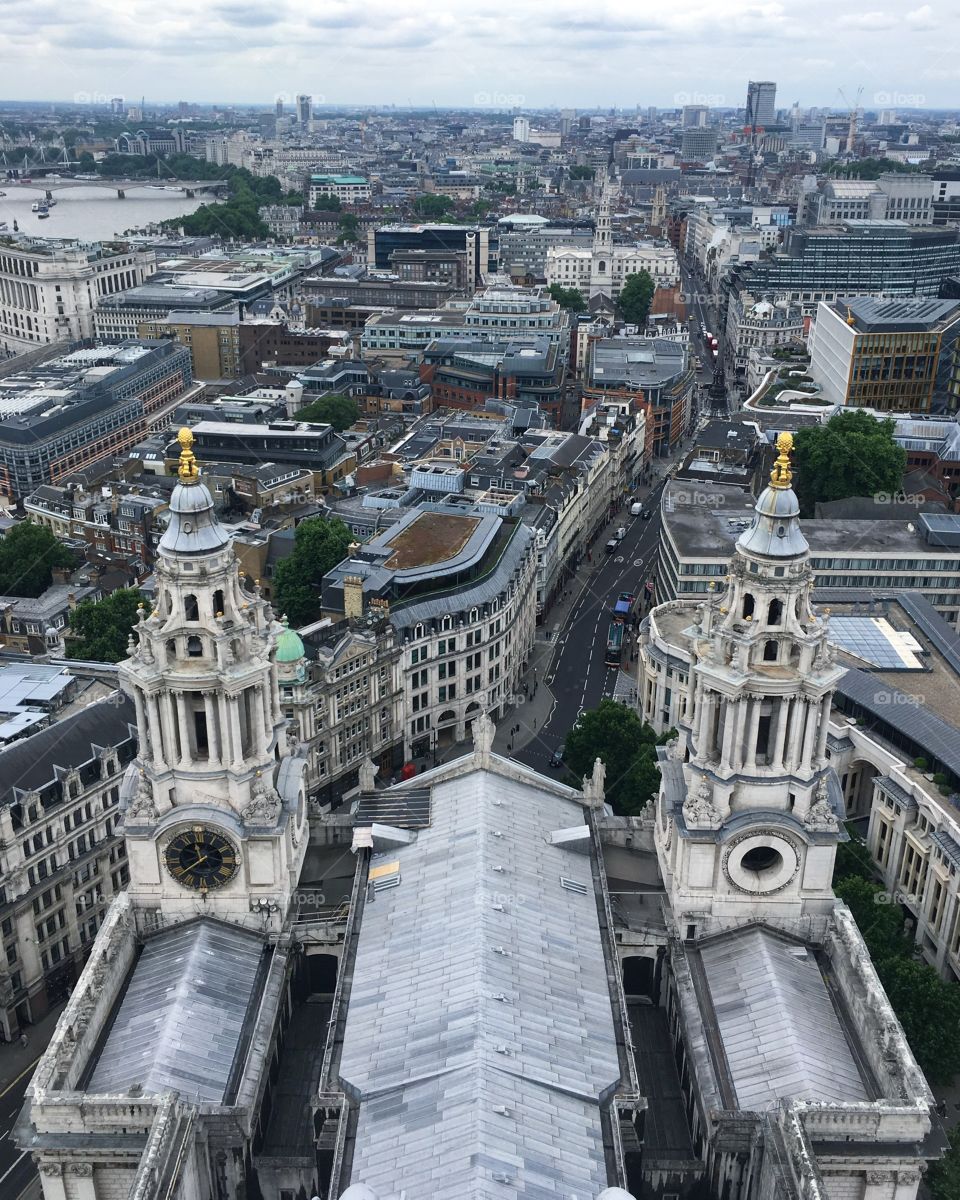 View of London from St Paul's Cathedral 