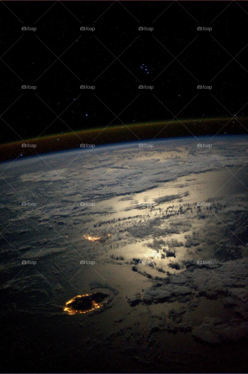 Indian ocean space view