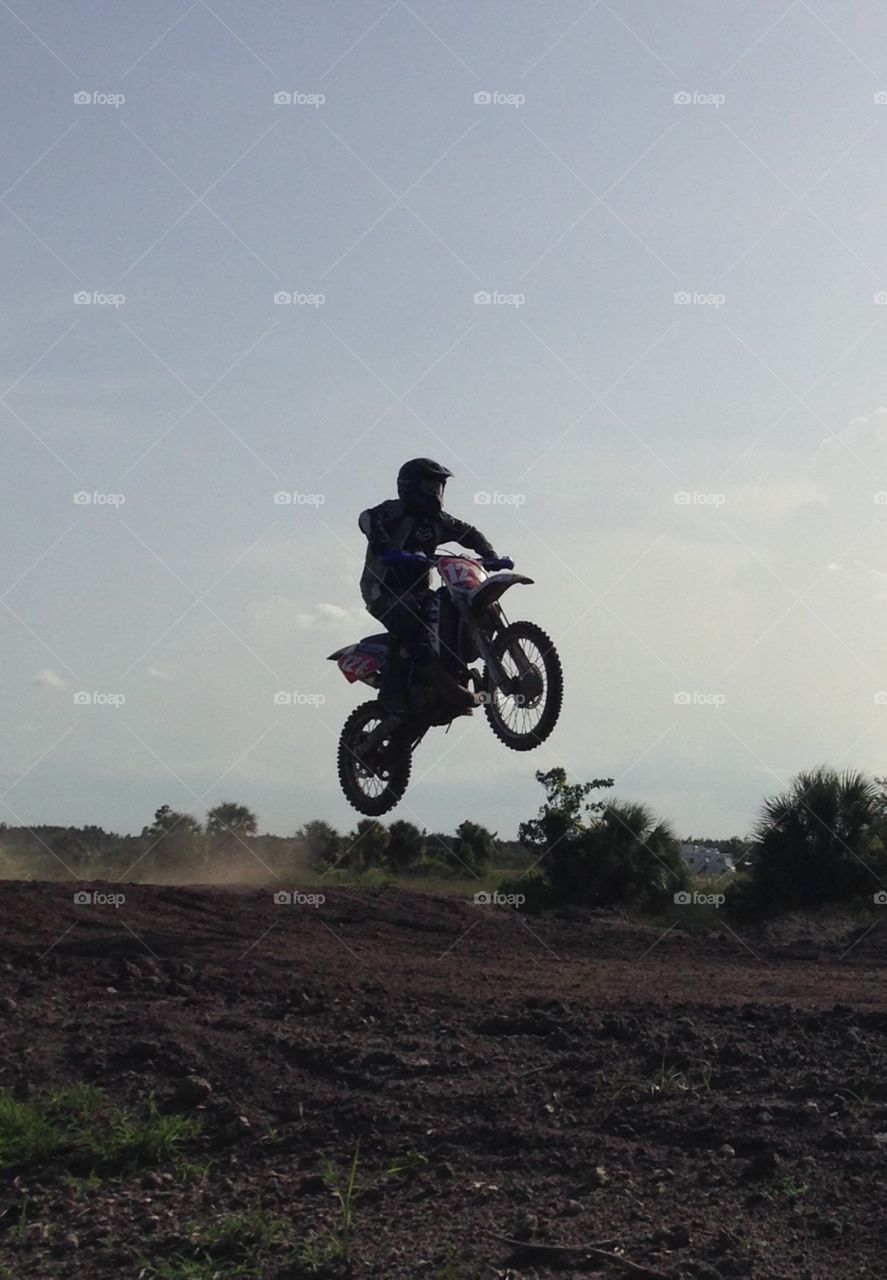 Motocross Jump. Me jumping at Miami mx Park