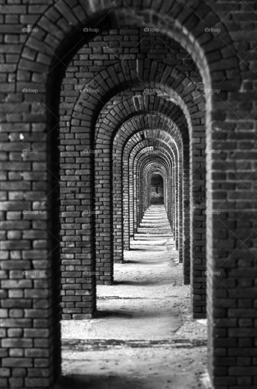 Archway at Fort Jefferson-Dry Tortugas.