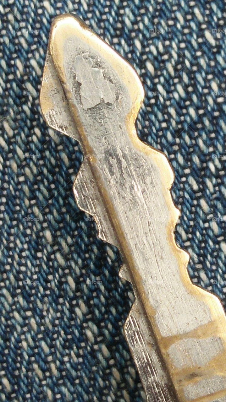 Wonderful sword type key & jeans pattern