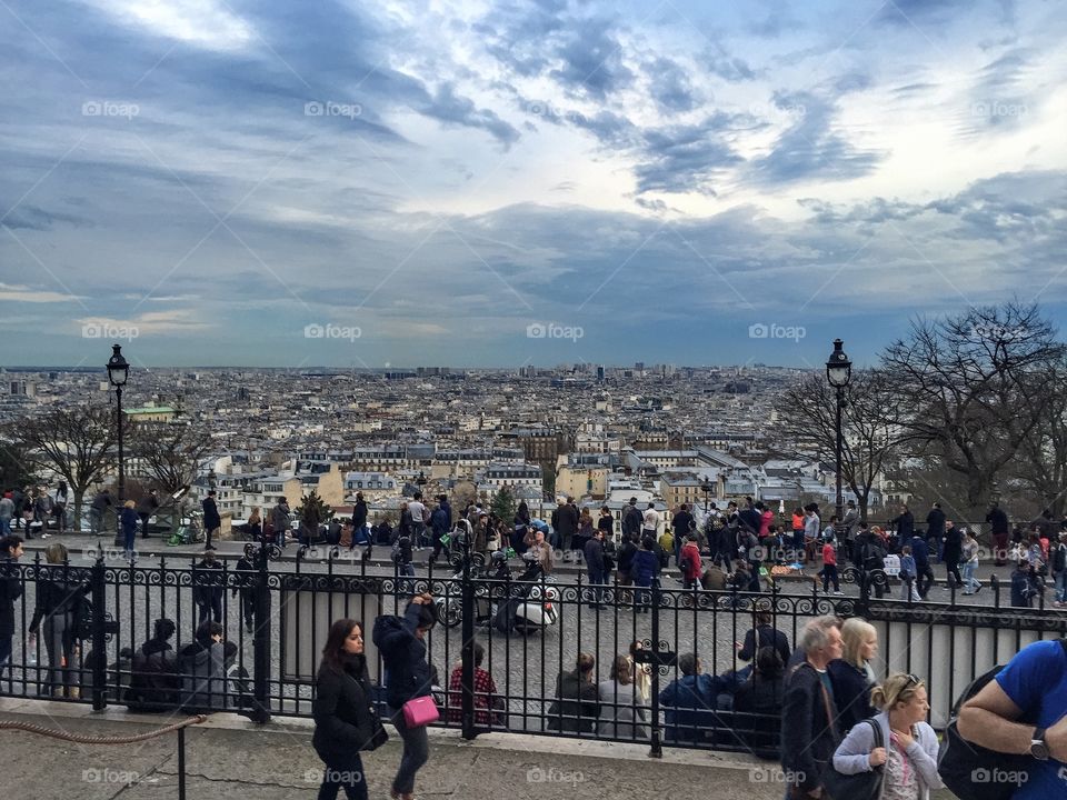 View over Paris France.