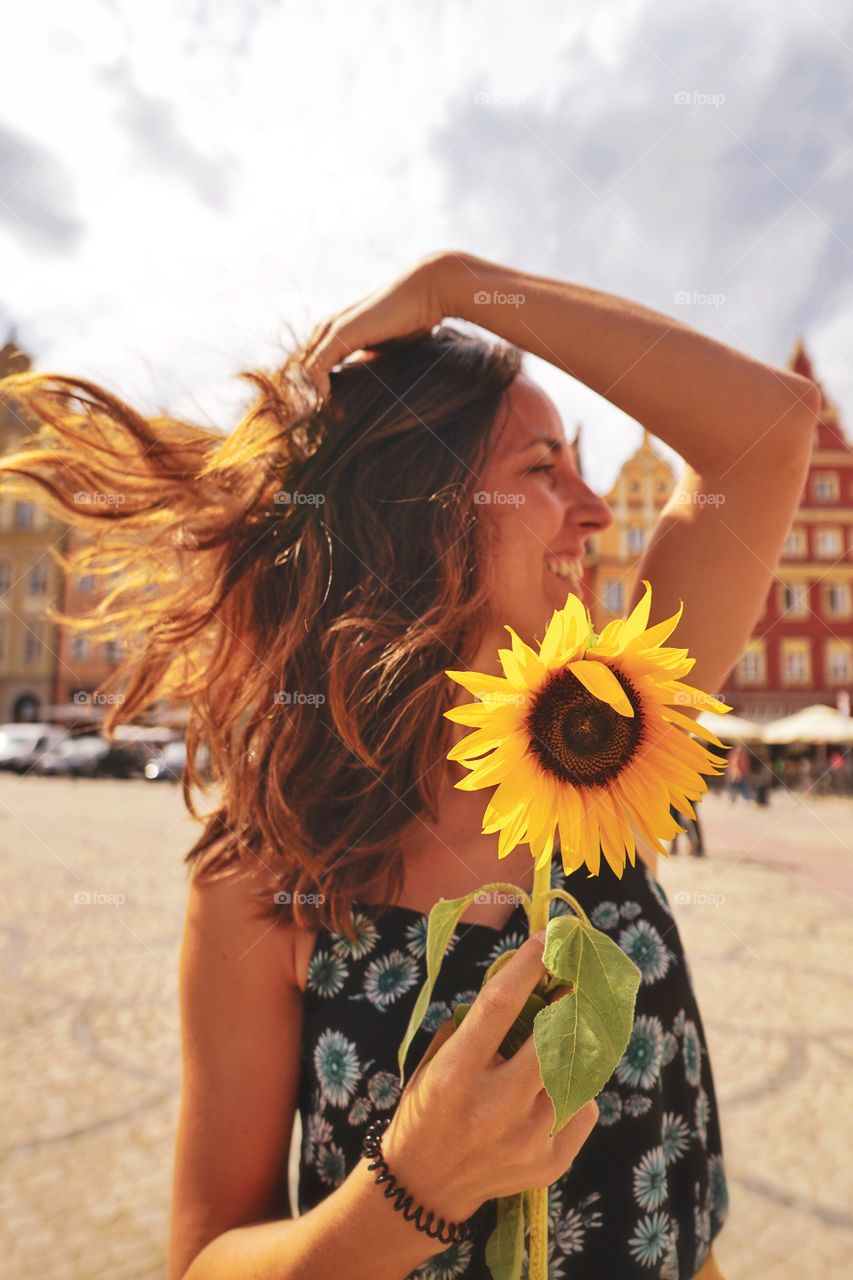 Happy as a sunflower