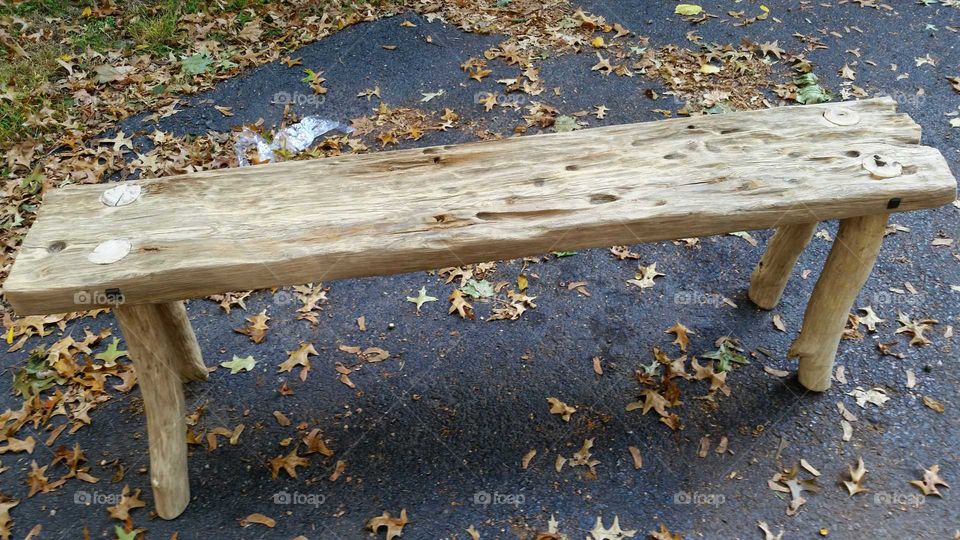 Driftwood Bench