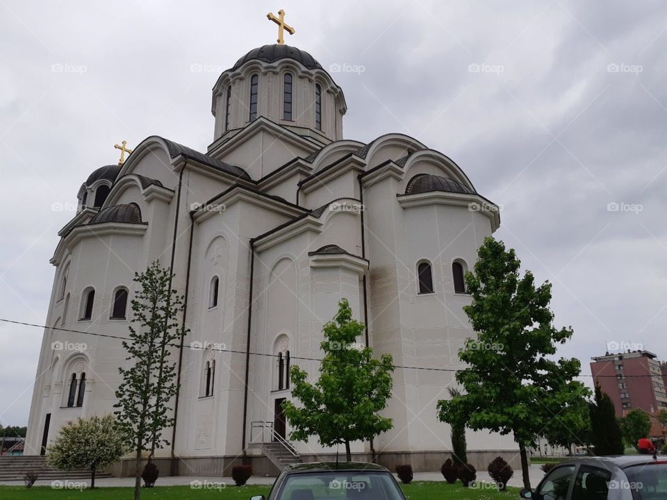 Nice church in Valjevo Serbia