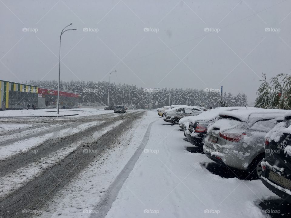 Snow! Первый снег Kemerovo 26.09.2021 ❄️