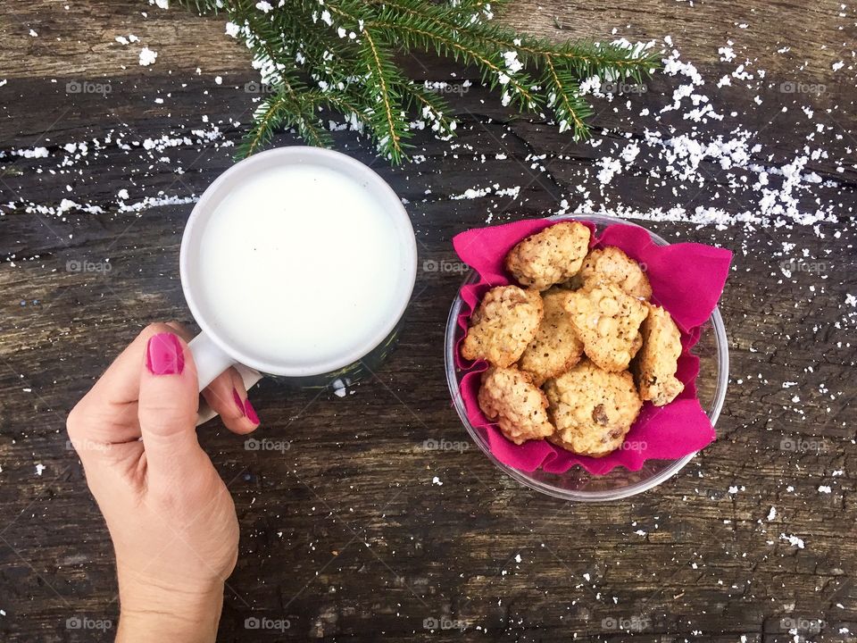 Milk and cookies