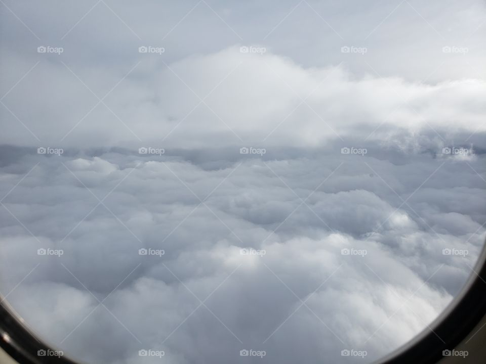 What you see from a plane window