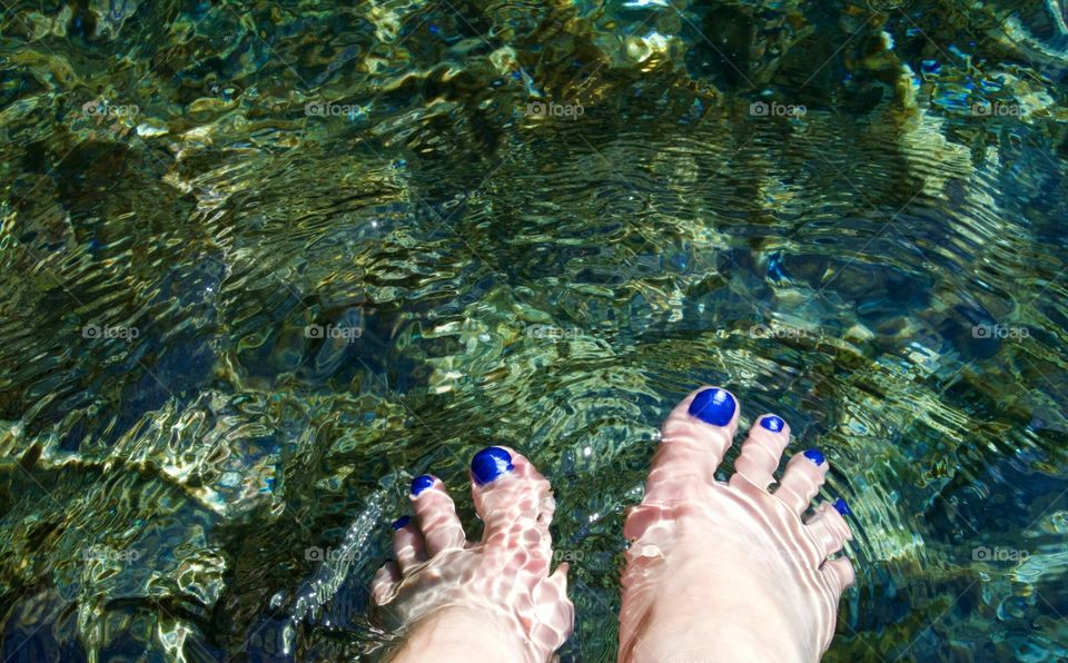 Toes in the Mediterranean 