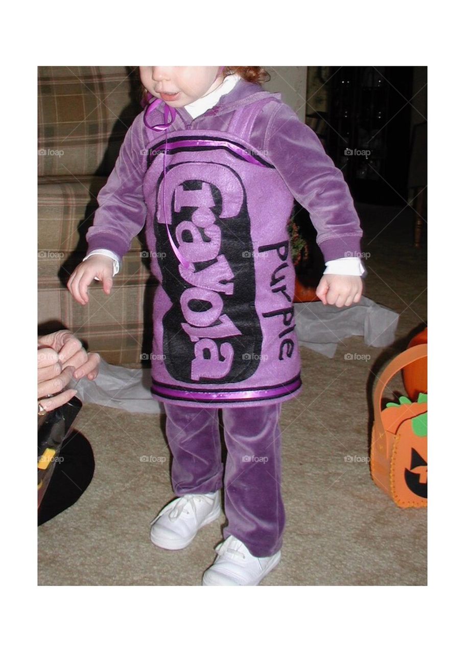 Purple Crayola Kid