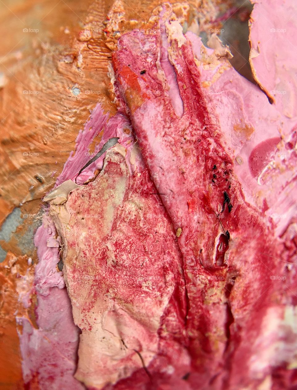 Close-up of messy wall