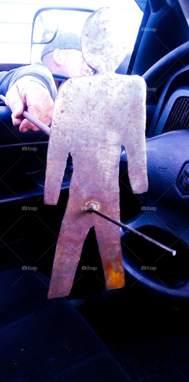 welded man fire stick