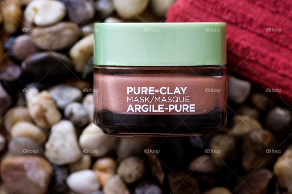 L’Oréal Pure Clay Mask, Anti Aging Therapy, Spa Treatment, Facial Mask Treatment, At Home Spa Clay Treatment, Rocks And Facial Treatments 