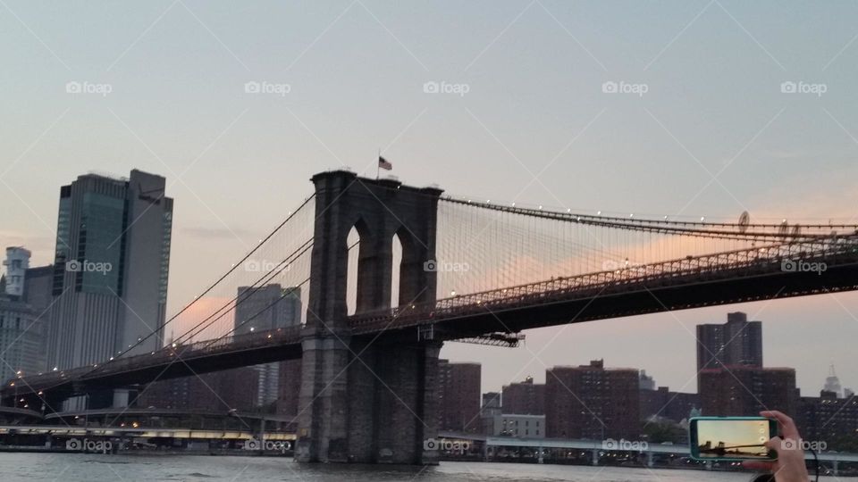 Brooklyn Bridge at Sunset