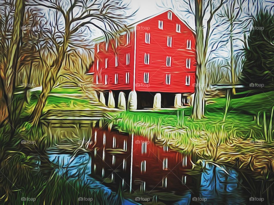Beautiful Adams Mill in Cutler, Indiana.