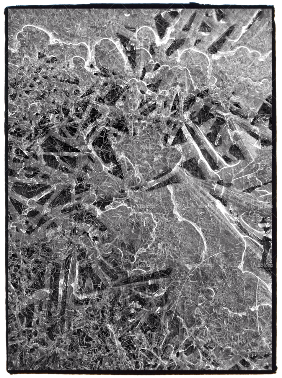 ice abstract black and white turnberry scotland by 123smaller