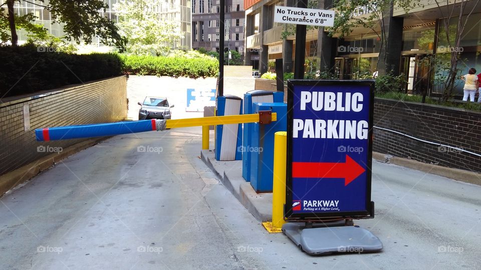 parking plot, parking garage, Pittsburgh