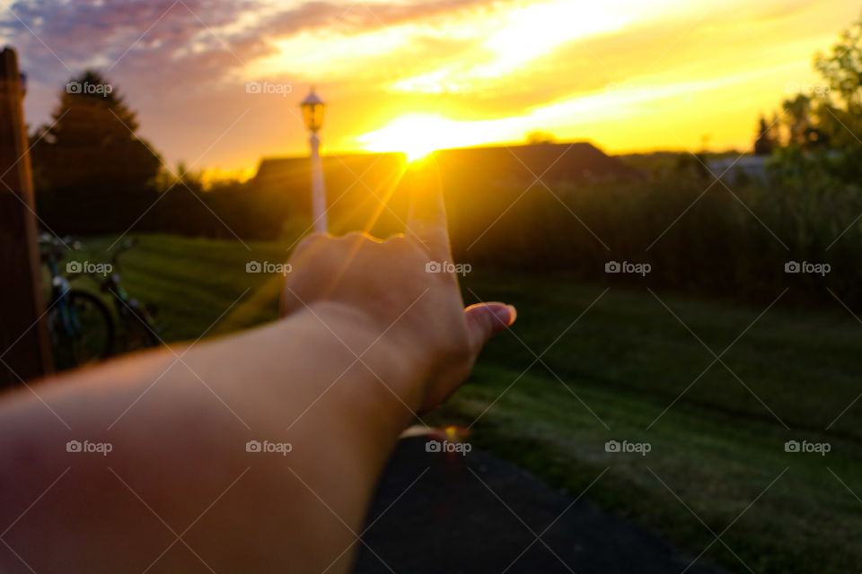 Point And Shine Sunset