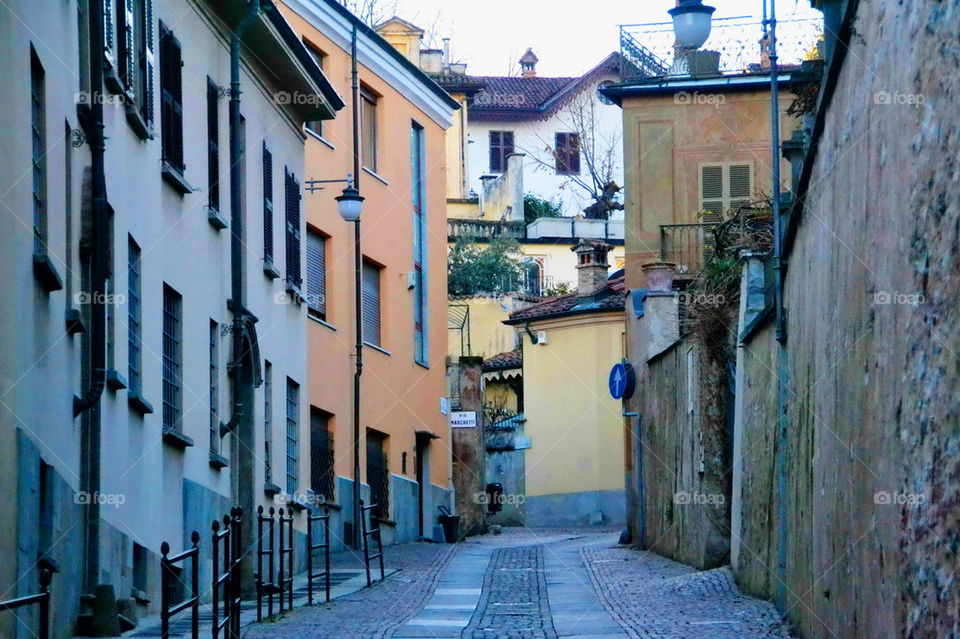 window, colored, facade, wall, outdoor, Rivoli, Italia , street,