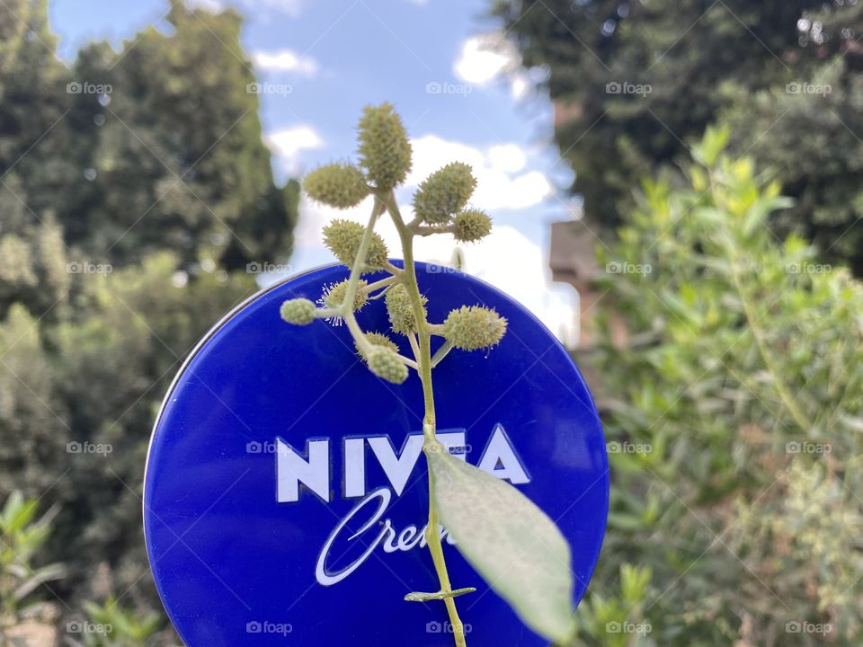 Skincare treatment and moisturizing with Nivea