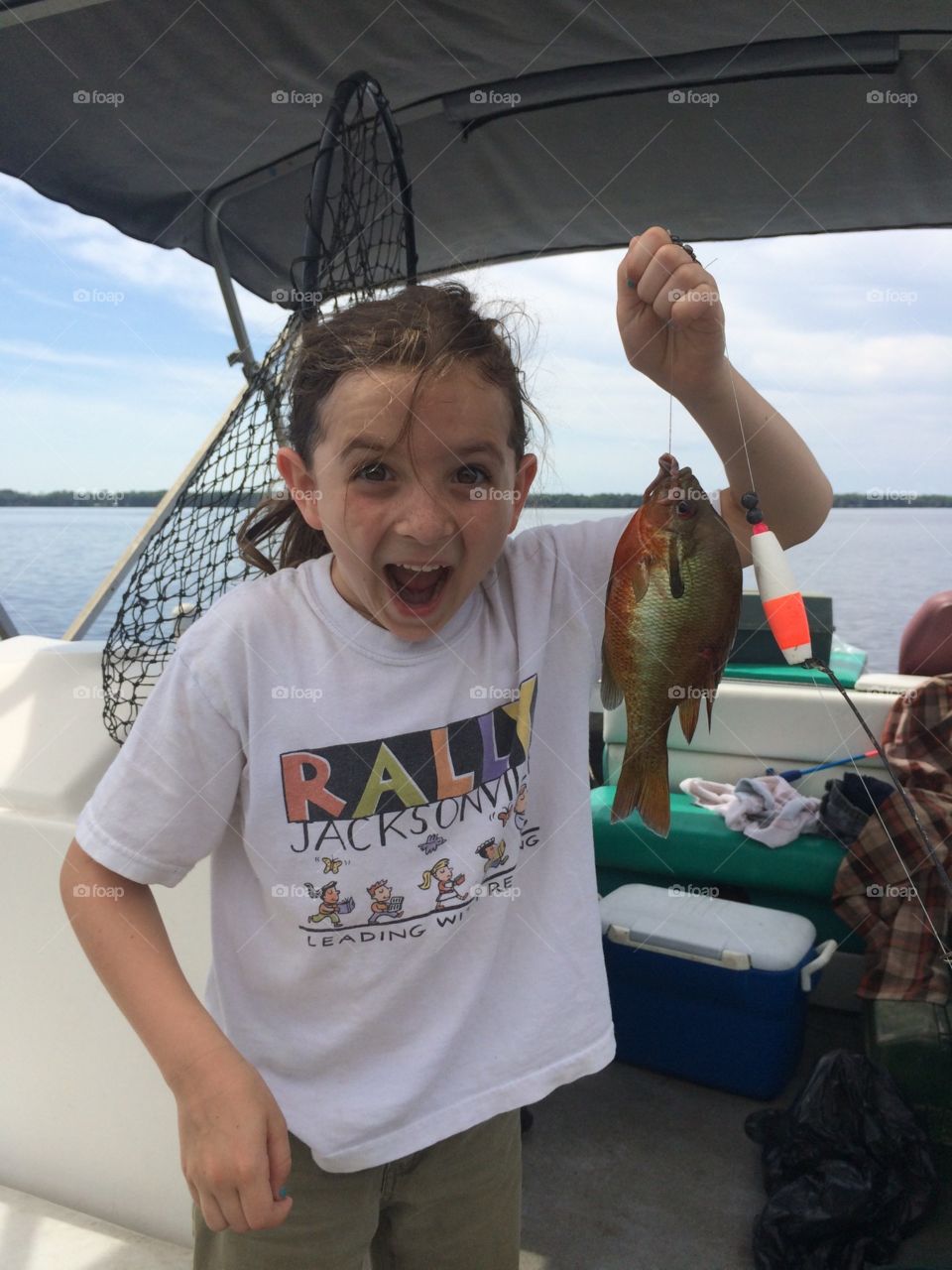 First Fishing Trip. My daughter's first fish