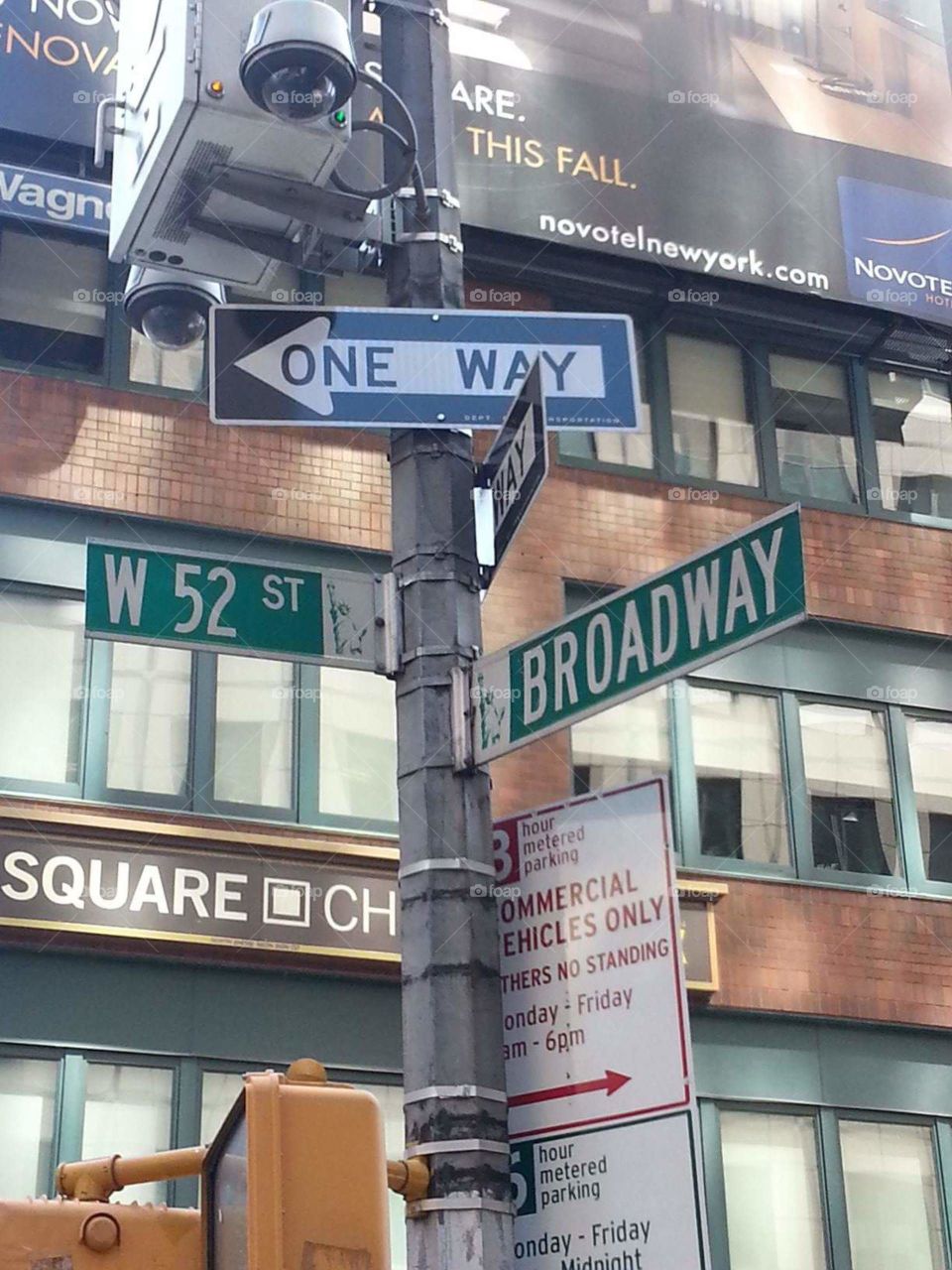 Broadway and W 52nd Street