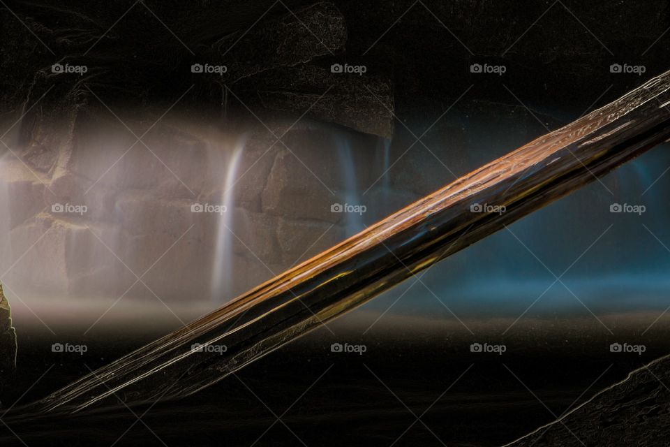 Long Log Days. Beautiful TC Falls in Washington State