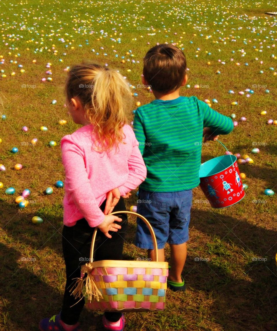 Easter egg hunting