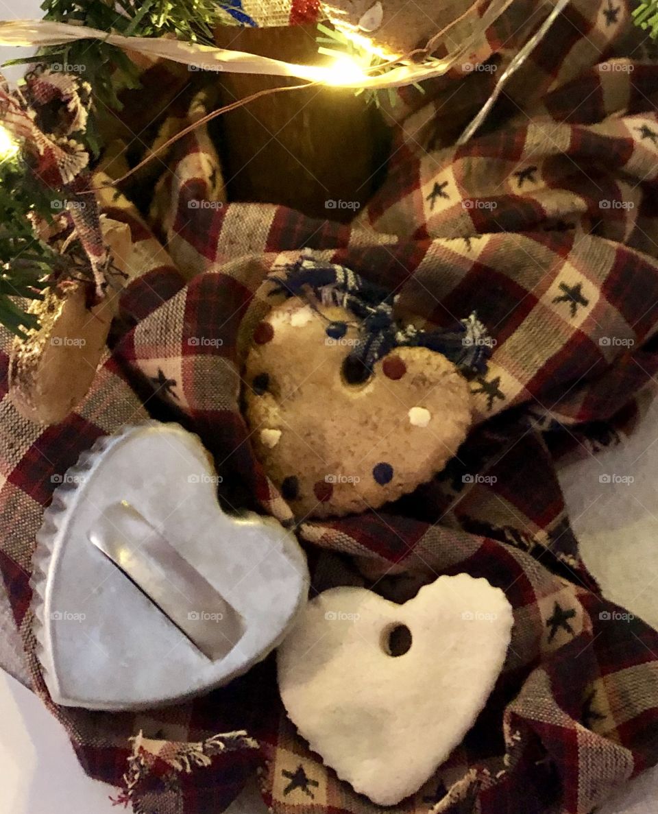 Handcrafted tree ornaments 
