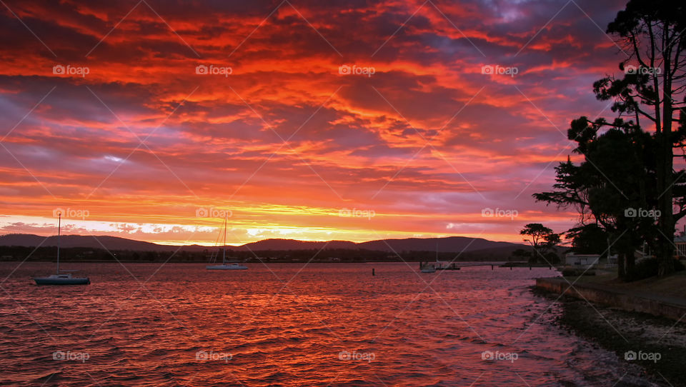 Sunset, Georgetown Tasmania