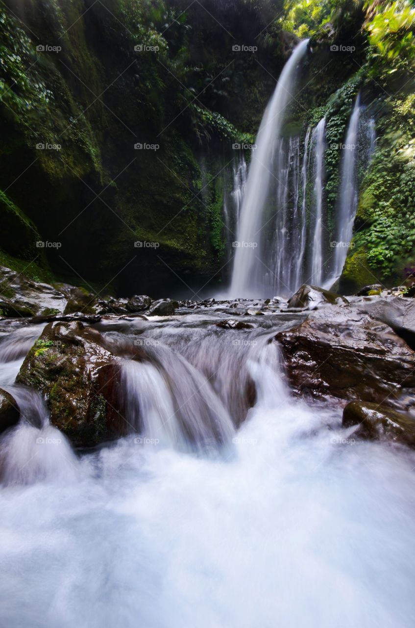 Tiu Kelep waterfall, Lombok indonesia.