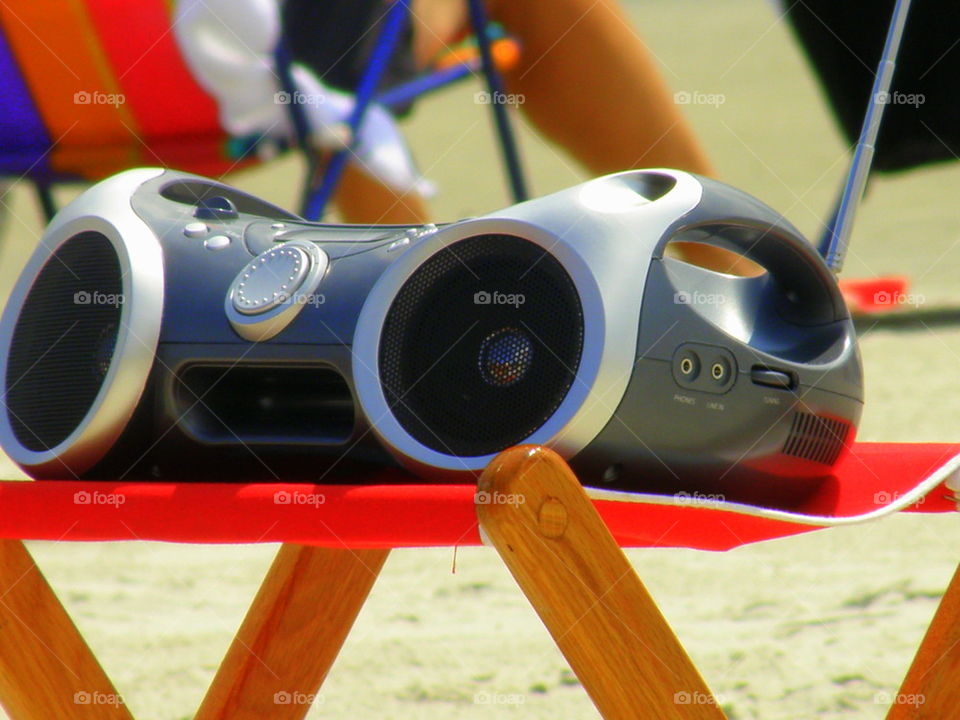 Boom Box. Who brings a boom box to a public place in this age of earbuds? A freaking rude idiot, that's who.