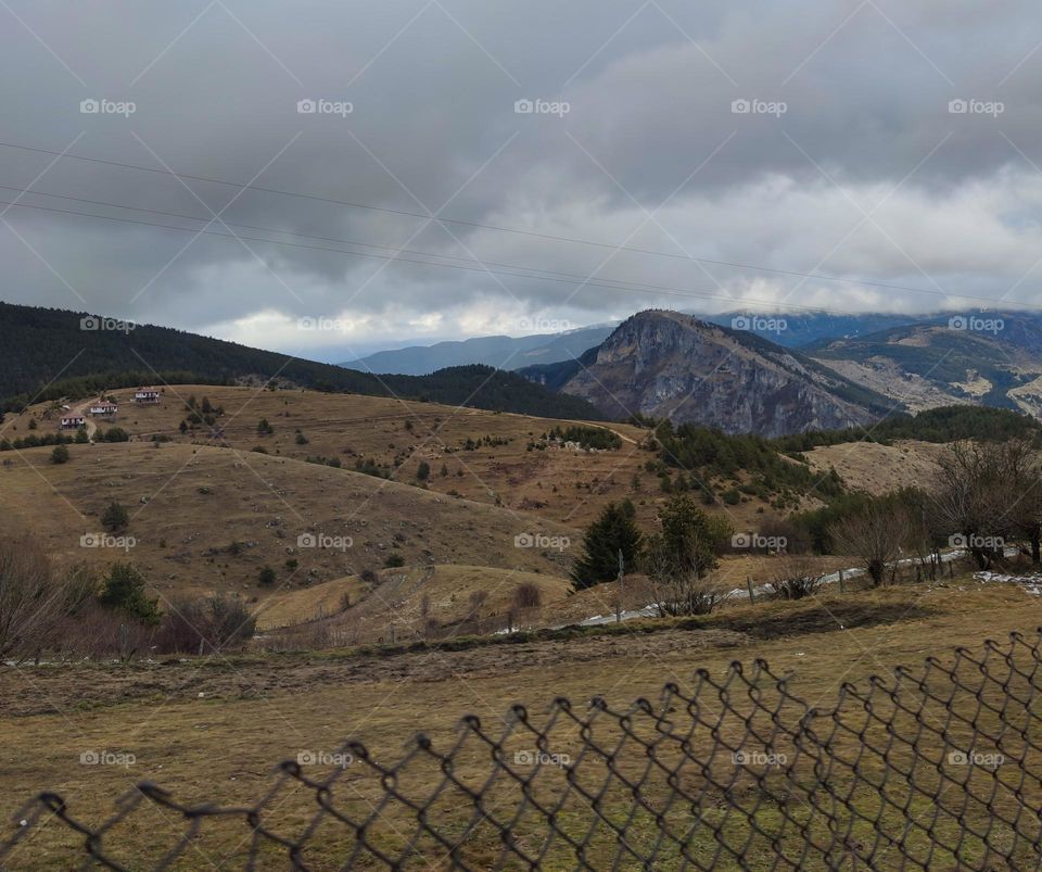 Calm mountain landscape