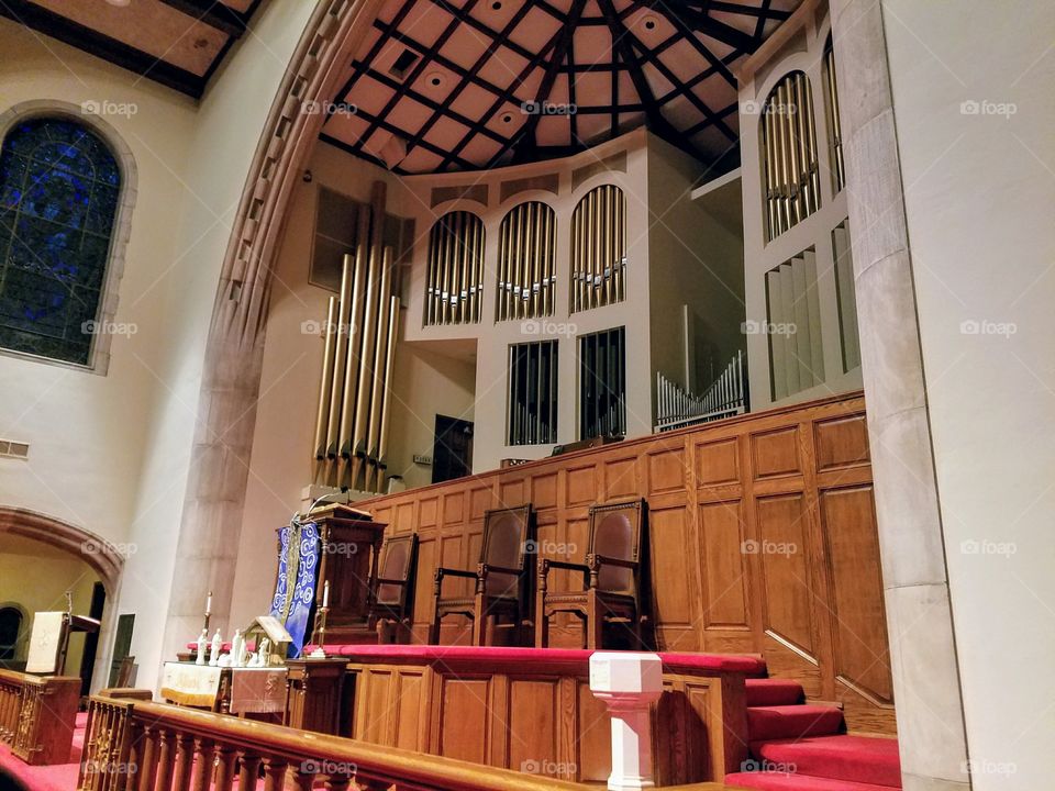 Sanctuary in church