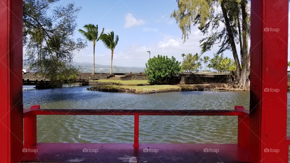 Japanese garden in Hilo Hawai'i