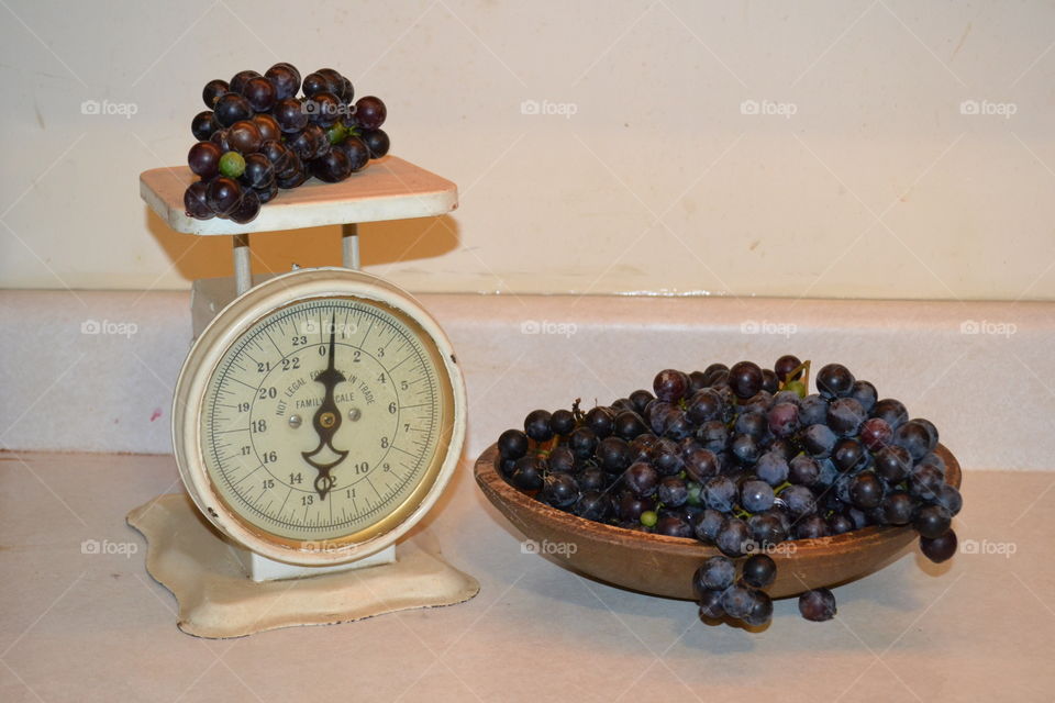 Grapes to weigh