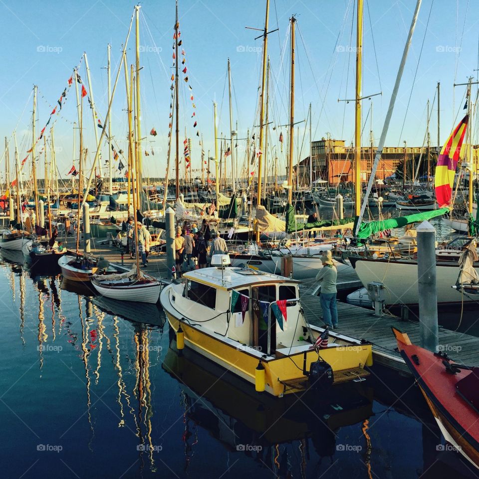 Sunset at the Marina