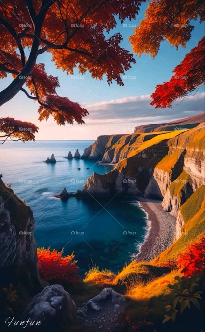 A very beautiful picture, and there is no better picture than it. There is no better picture of green herbs and colorful, red and white roses than it. Glory be to God, the natural and picturesque view, and there is no more