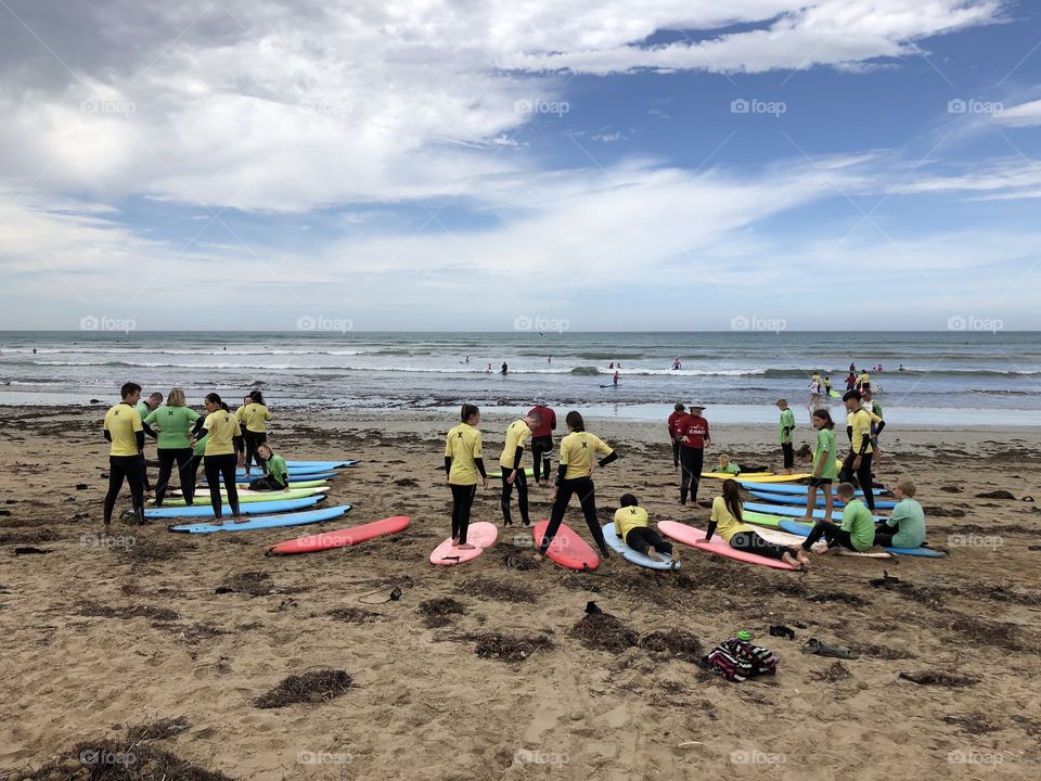 Learn to surf, Middleton beach