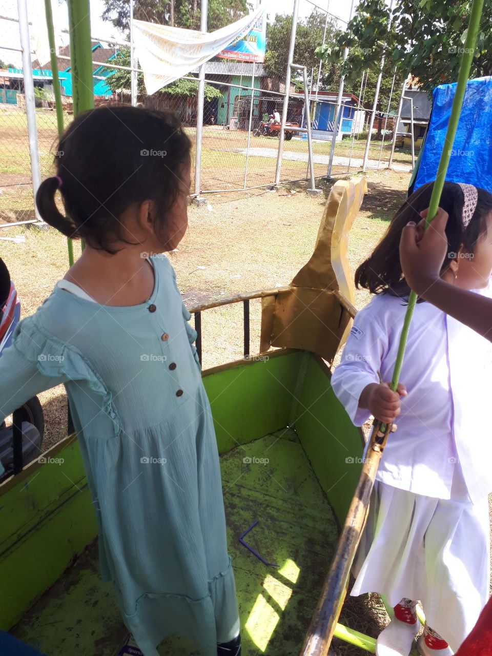 children enjoy playing in public areas