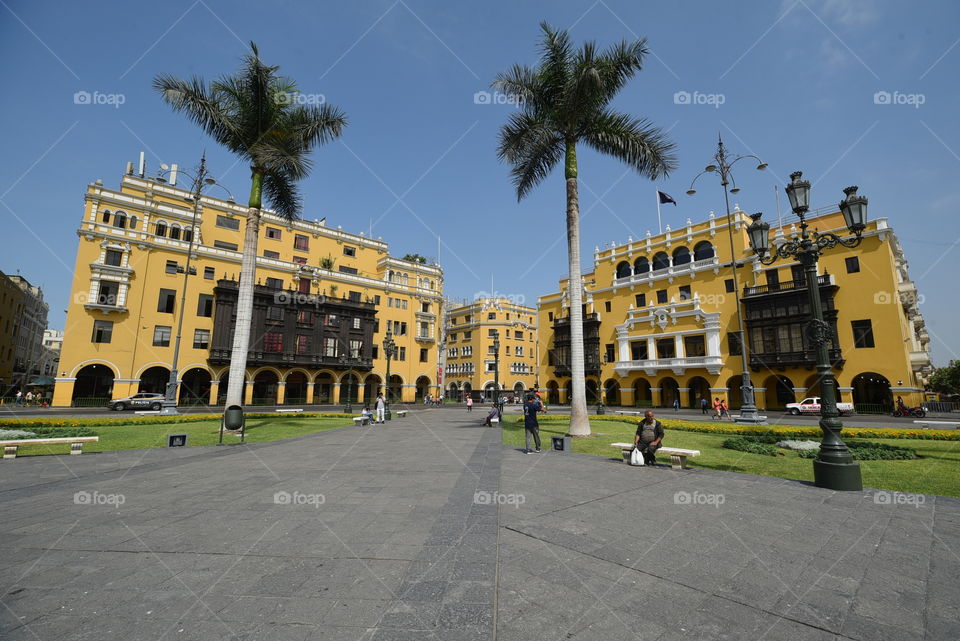 Plaza de armas lima peru