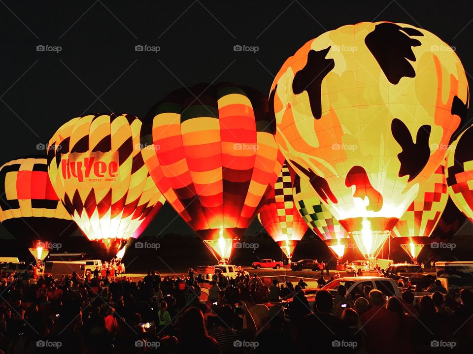 Fields of flight hot air balloon festival!