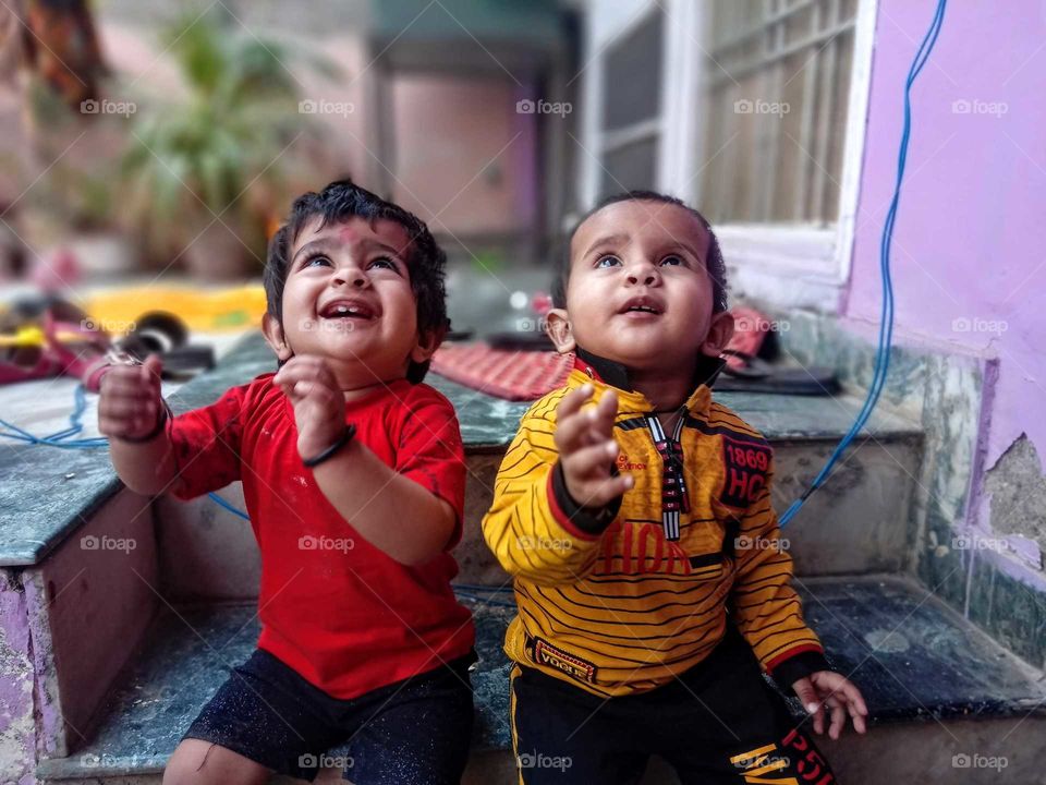 laughing of baby child