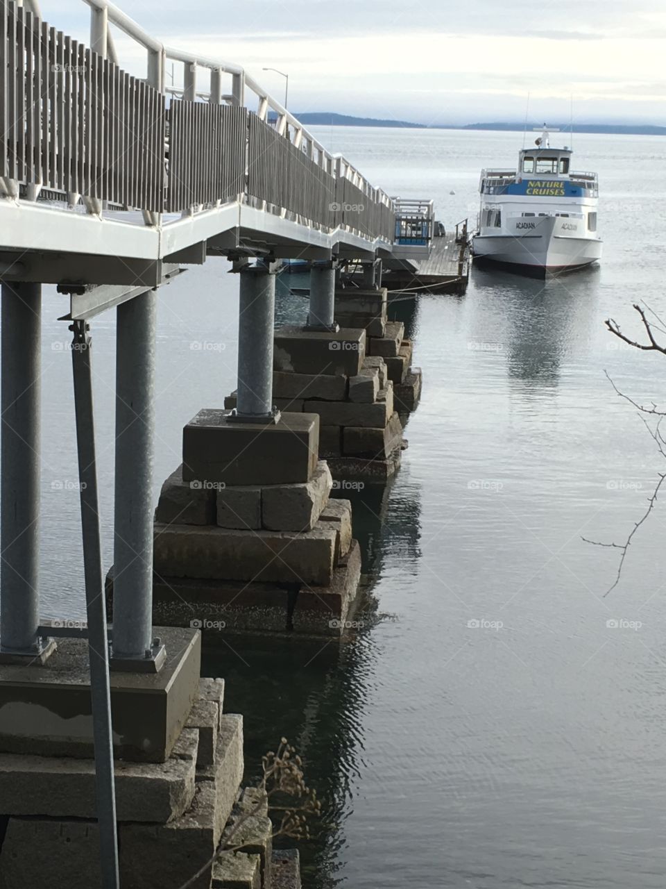 Walkway to the tour boat